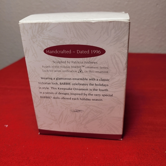 Vintage 1996 Hallmark keepsake holiday Barbie Christmas ornament limited edition - Picture 7 of 8